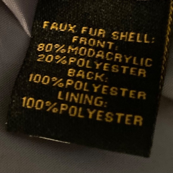 ⚡️🌟HOST PICK🌟 Iman Faux Fur Vest Gray Modacrylic Poly Hook Closure Size XS EUC - Picture 4 of 9